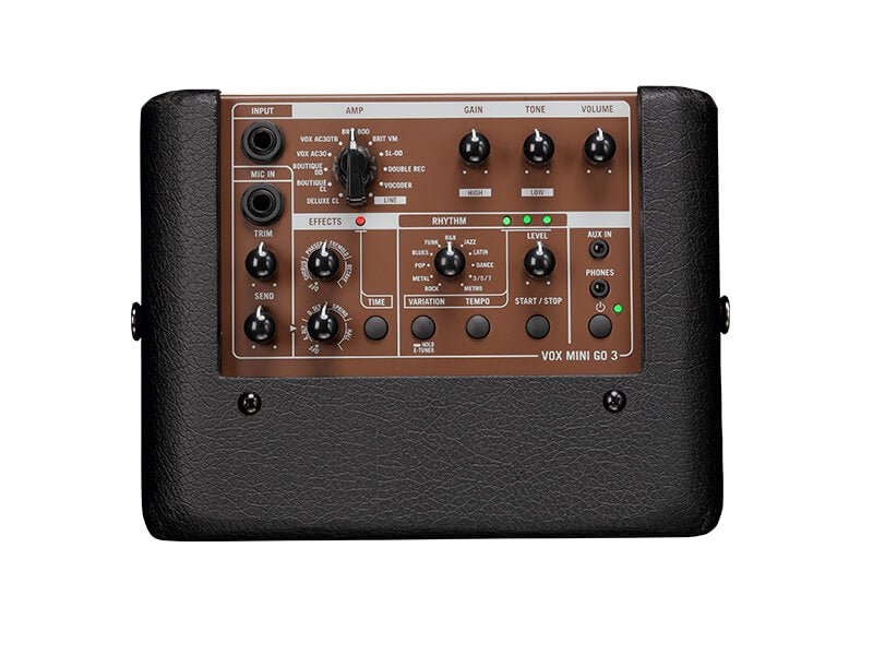 VOX MINI GO 3W AMP EARTH BROWN - Music Planet New Zealand