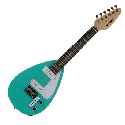 VOX MK3 MINI AQUA GREEN TEARDROP ELECTRIC GUITAR - Music Planet New Zealand