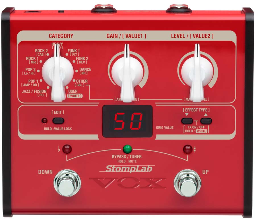 VOX STOMPLAB 1B BASS MULTI EFFECT UNIT - Music Planet New Zealand