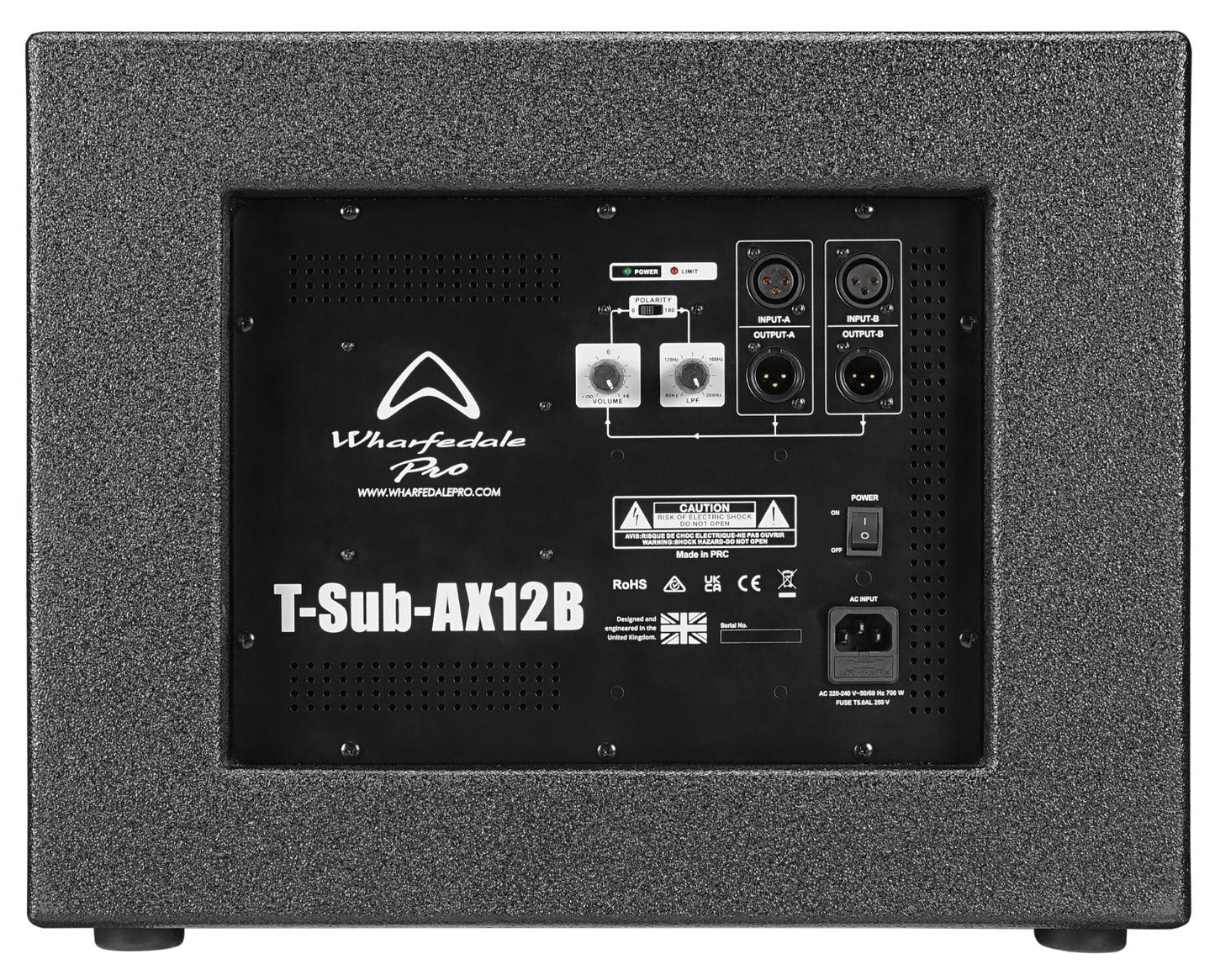 WHARFEDALE AX12B 12 INCH ACTIVE T - SUB - Music Planet New Zealand