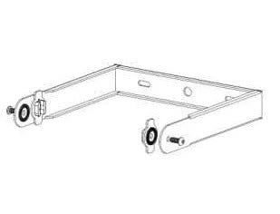 Wharfedale Pro WPB - T+ Tourus+ 12" Speaker Bracket - Black - Music Planet NZ