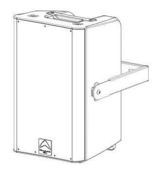 Wharfedale Pro WPB - T+ Tourus+ 12" Speaker Bracket - Black - Music Planet NZ