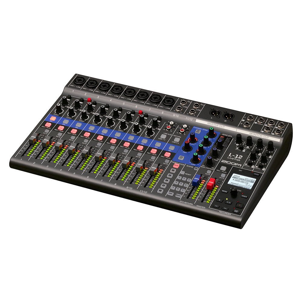 ZOOM LIVETRAK L - 12 MULTITRACK MIXER - Music Planet New Zealand