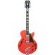 D'angelico Premier SS with stairstep in fiesta red
