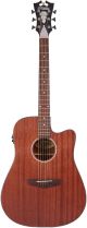 D'angelico Premier Bowery Aged Mahogany Acoustic with EQ