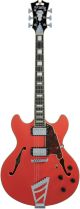 D'angelico Premier DC stairstep Fiesta Red