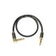 EWI Patch Cable GBAB-B2 Right Angle to Straight 2ft Jack Instrument Cable