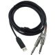 Behringer Line 2 stereo jack to USB cable