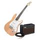 Newen ST Electric Guitar Package in Natural Wood