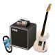 Newen TL Electric Guitar & Vox MV50 Amp Package White