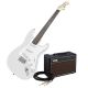 Newen ST Electric Guitar Package in White Wood